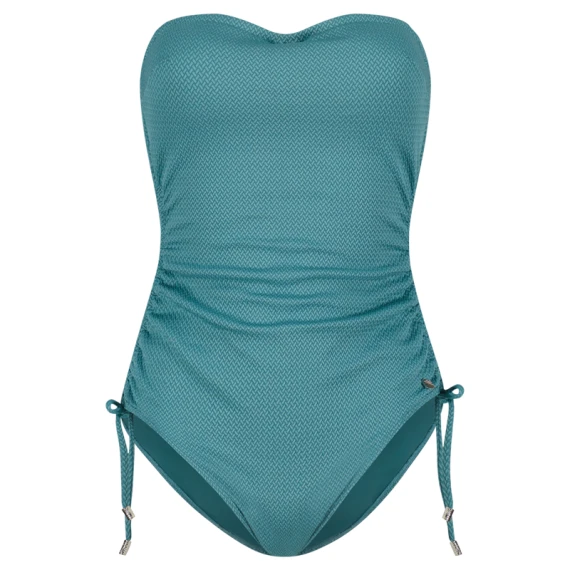 Brittany Blue Strapless Badeanzug 4 Brittany Blue Strapless Badeanzug – Bild 2