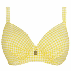 Checky Vorgeformtes Balconette Bikini Oberteil