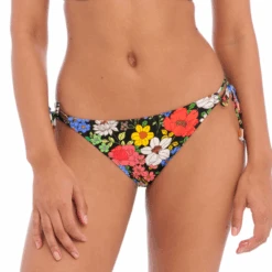 Floral Haze Bikini Hose Mit Seitlichen Bändern -Lacy Verkäufe floralhazetiebroekje1 as202875