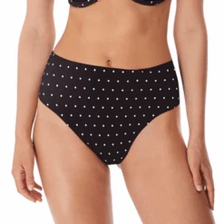 Jewel Cove Hohe Bikinihose -Lacy Verkäufe hoogbikinibroek2 as7236blk