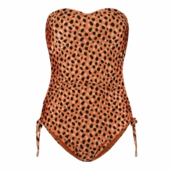 Leopard Spots Strapless Badeanzug -Lacy Verkäufe leopardspotsbadpak 265303 171 1