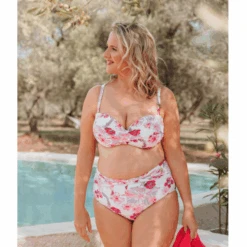 Tropics Bandeau Bikini Oberteil -Lacy Verkäufe tropicsbandeaubikinitop fge0106ecru2